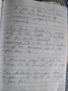  what's in a notebook 2 - Margaret Hawkins